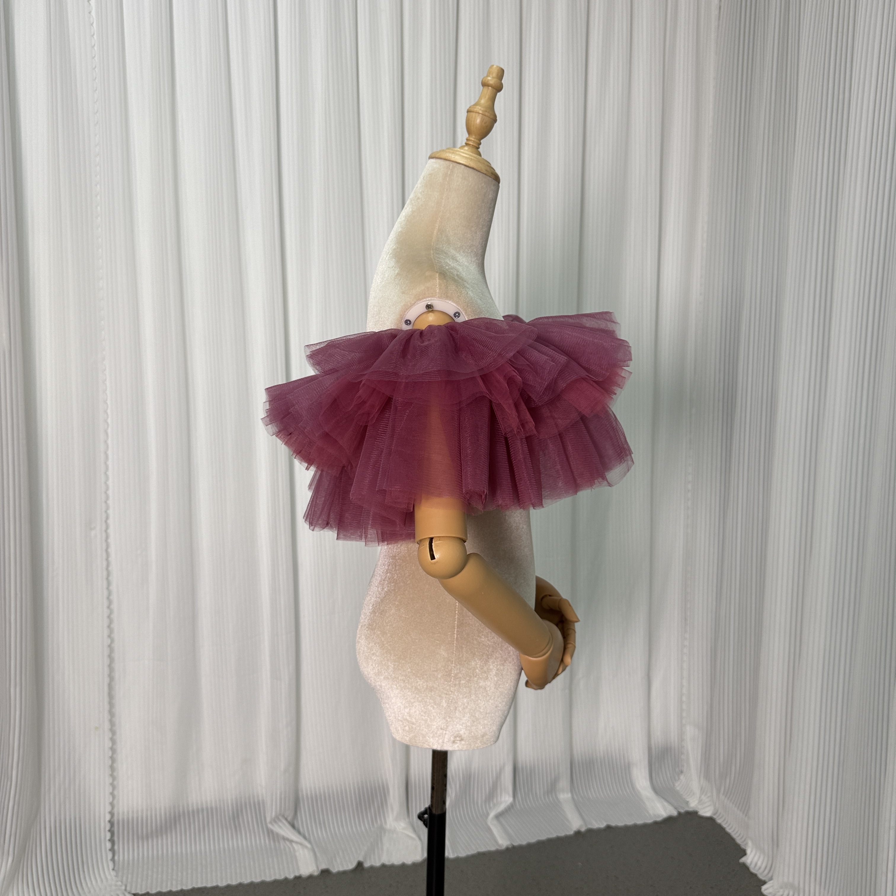 ピンクソフィア 取り外しオフショルダー ストレッチ ソフトチュール 花嫁
