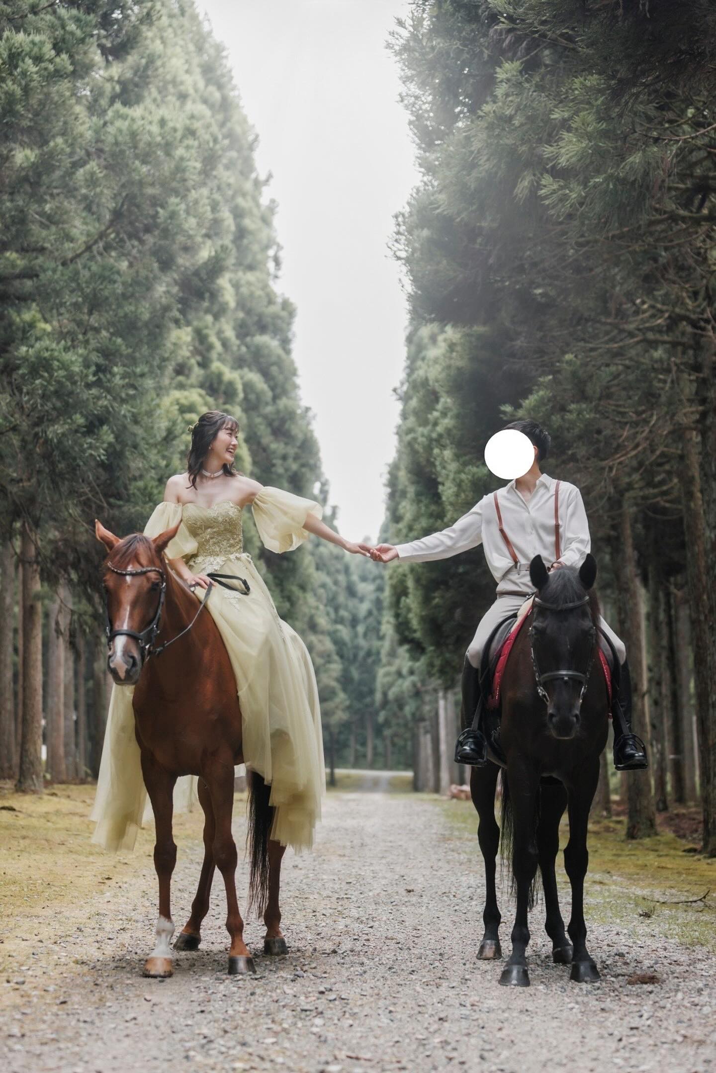 実例写真！カラードレス ベアトップ グリーン パフスリーブ ビーズ 美しい花レース ソフトチュール 可愛い 前撮り