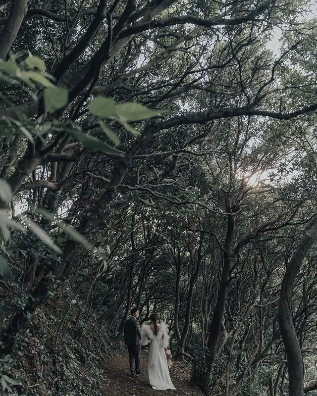 実例写真！人気上昇！ ウェディングドレス+トップス ツーピース ビーズの肩紐 Vネック クレープ生地 前撮り