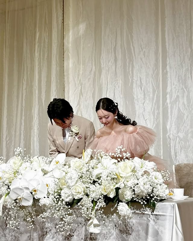 実例写真！3waysくすみピンクカラードレス  ふわふわ  もこもこチュールドレス 　色オーダー可能　披露宴  前撮り　ウエディングドレス 