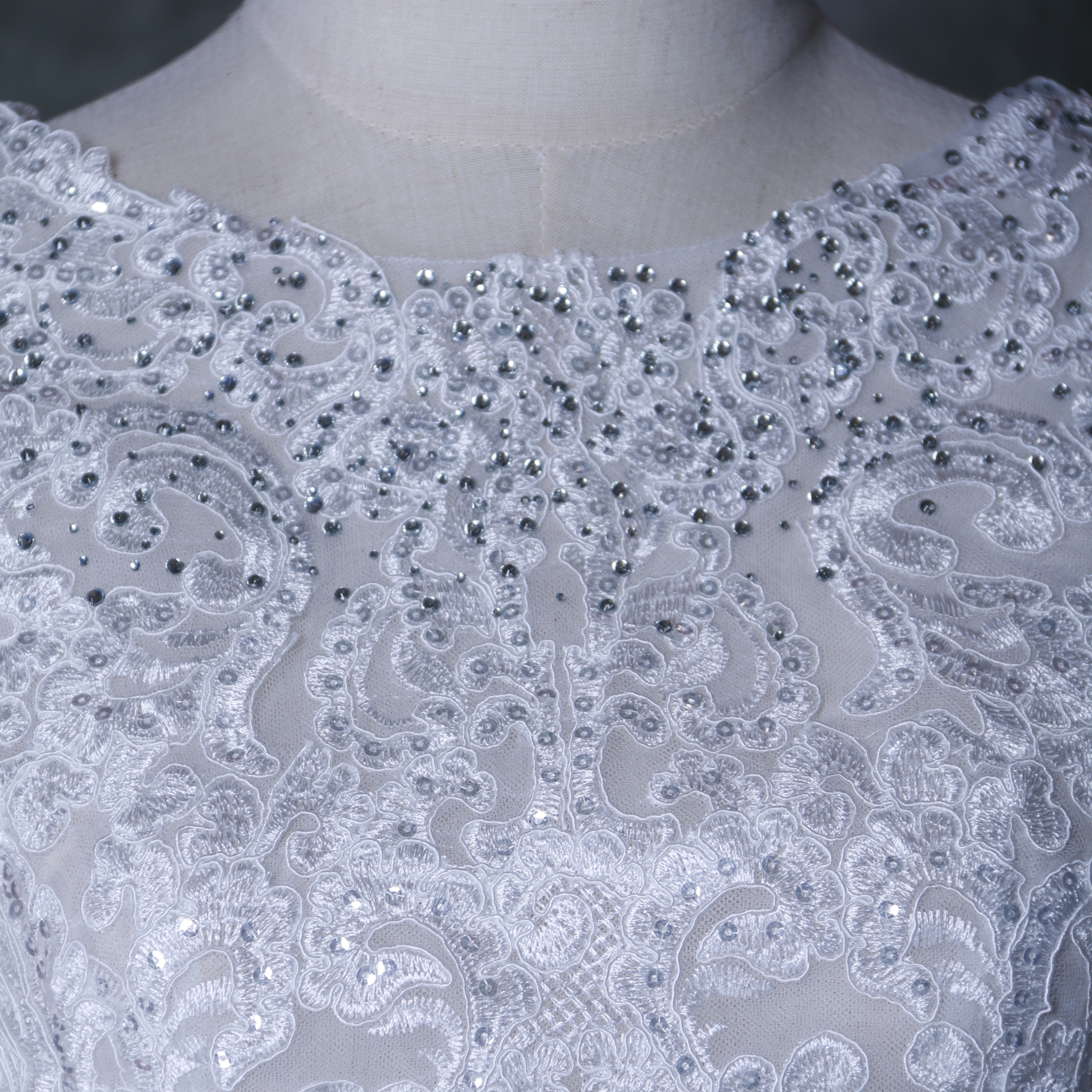 フランス風 ウエディングドレス ボレロ トップス　繊細レース 花嫁/ブライズメイド/結婚式/披露宴