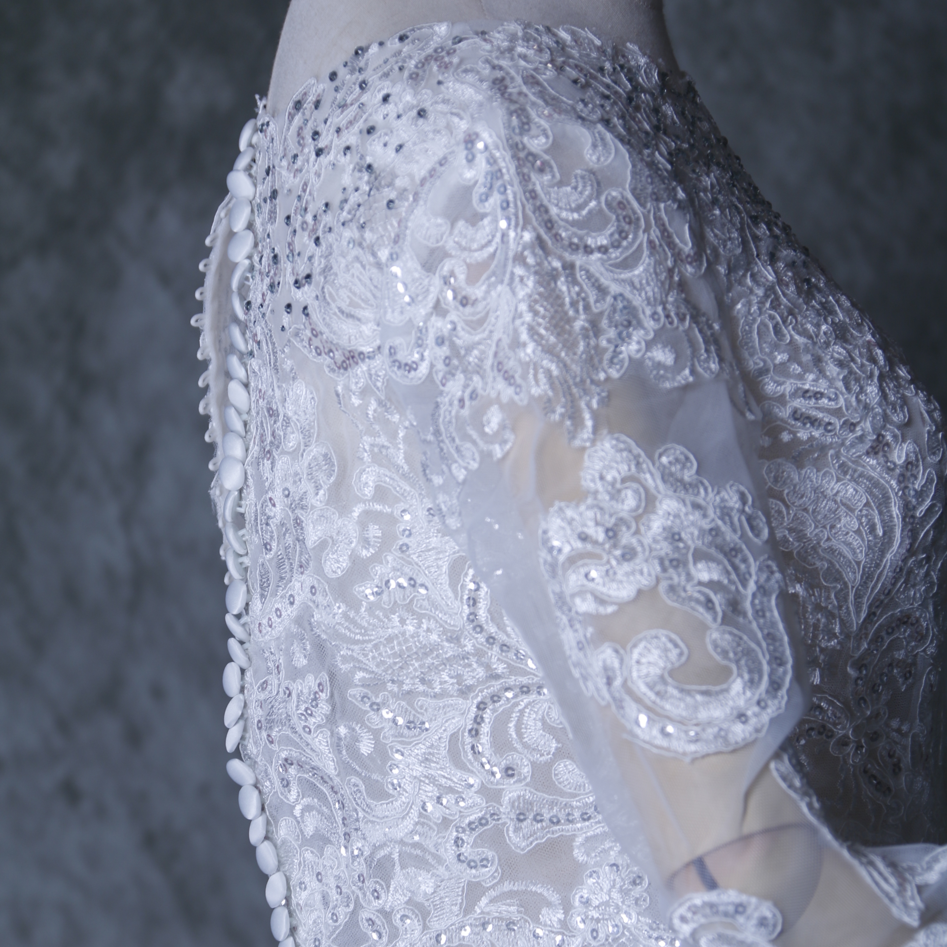 フランス風 ウエディングドレス ボレロ トップス　繊細レース 花嫁/ブライズメイド/結婚式/披露宴