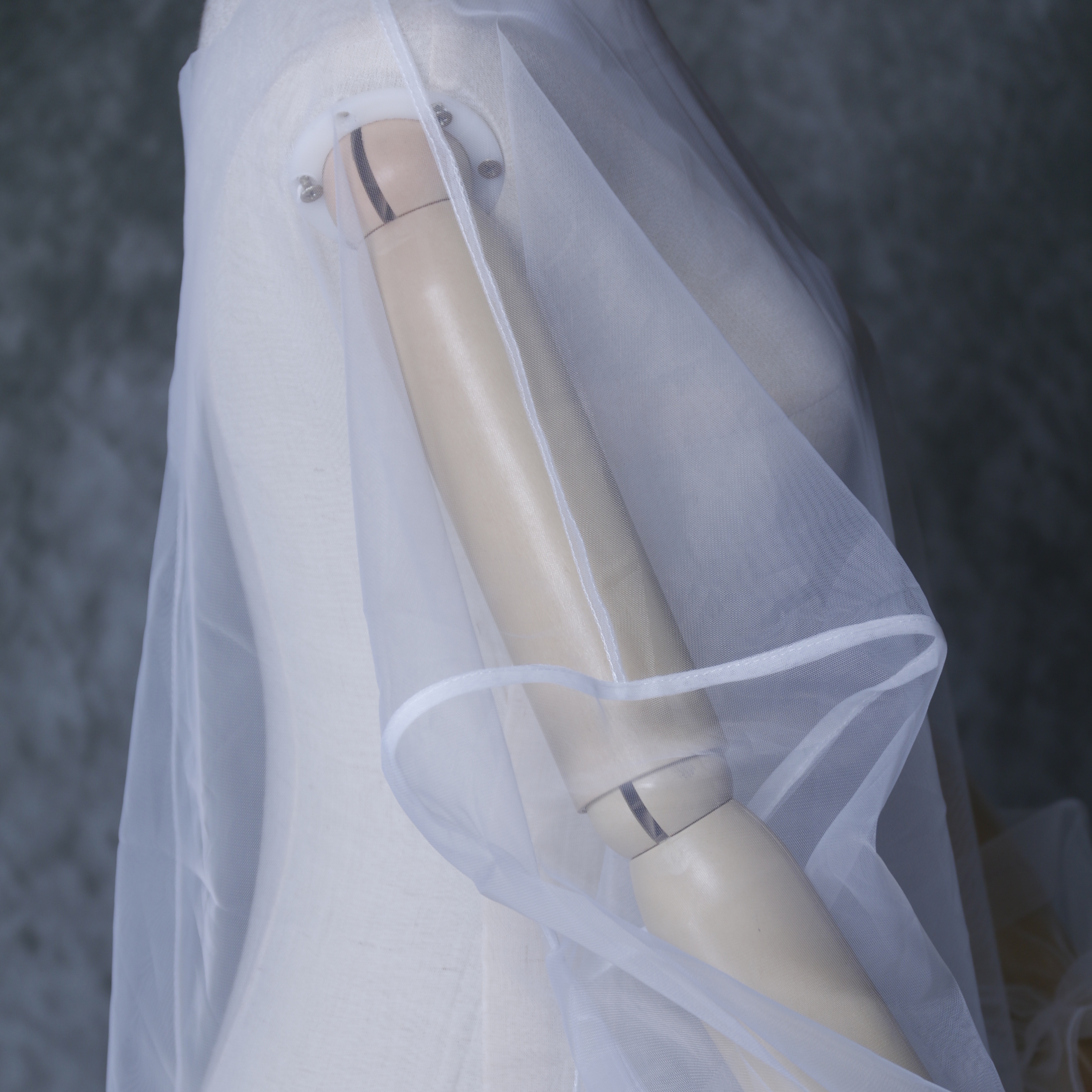 ウェディングドレス専用 ボレロ シースルーボレロ ドロップショルダー パーティー/2次会/花嫁