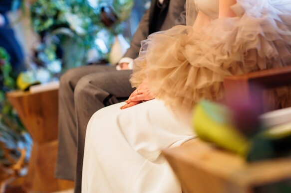 送料無料！実例写真！ラッフルモチーフのチュールトップス ベージュボレロ ドレスアレンジ　色オーダー可能