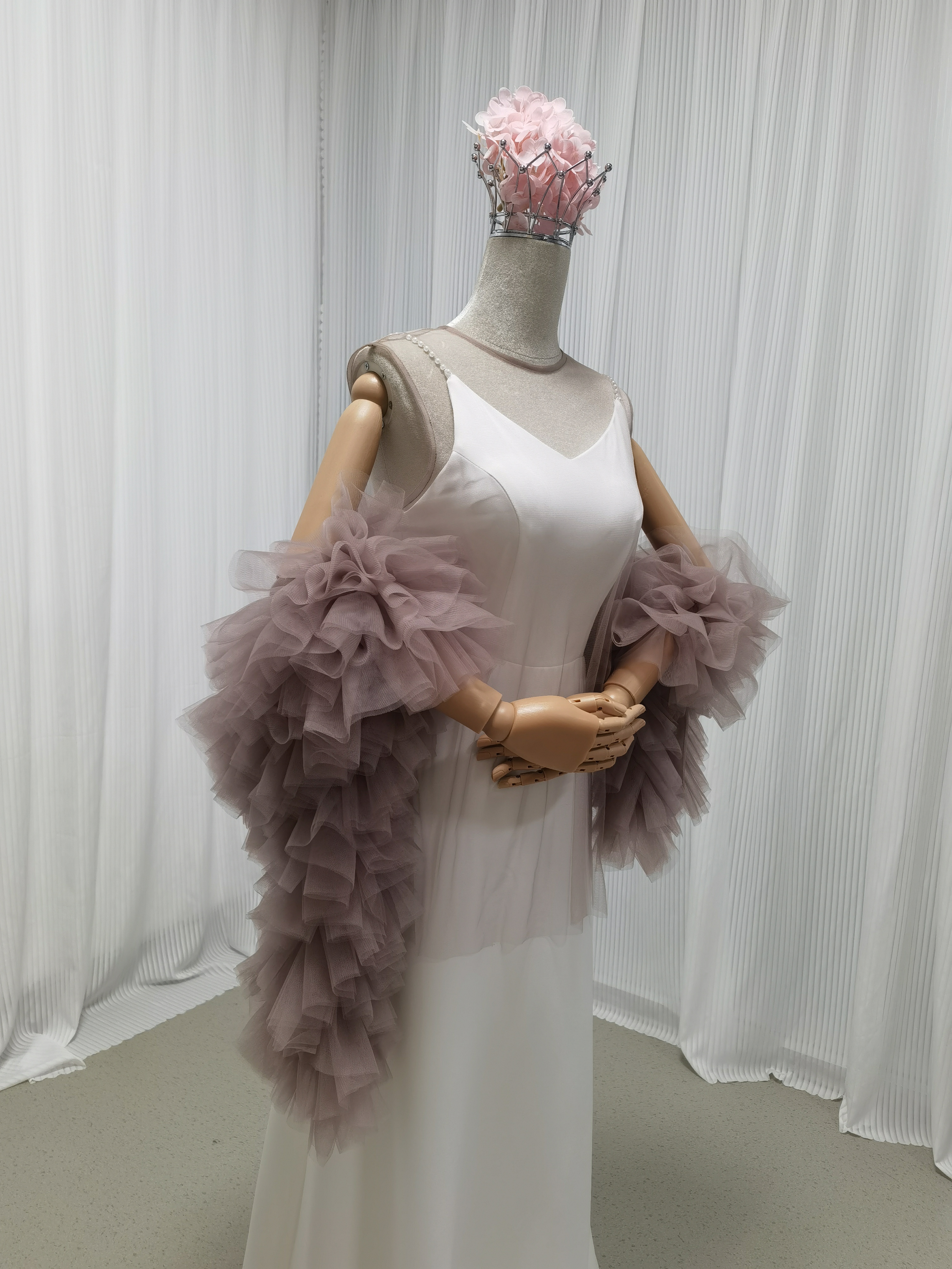 パーティードレス+トップス ツーピース ピンクソフィア キャミソール バックレス デザイン感 前撮り