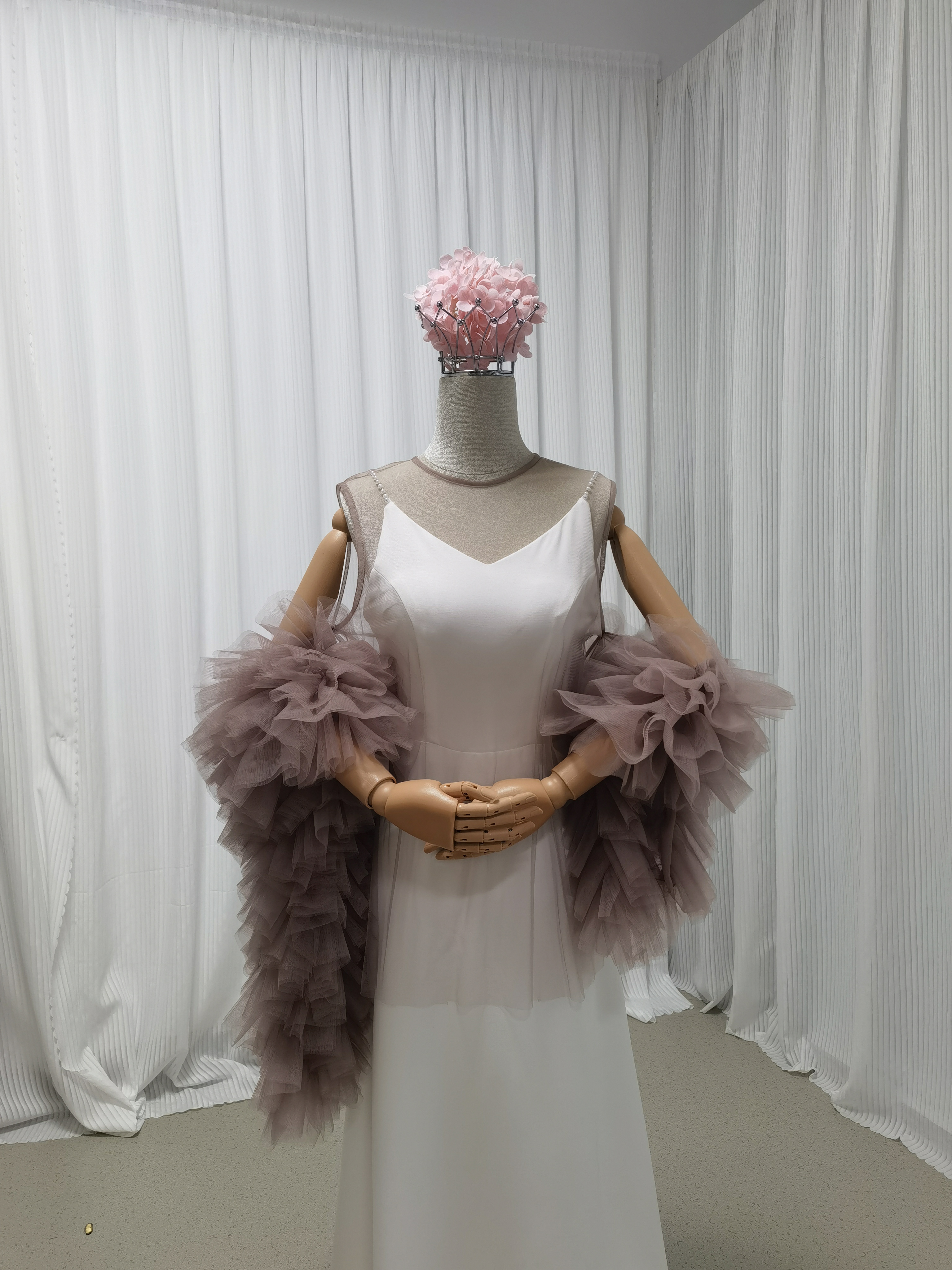 パーティードレス+トップス ツーピース ピンクソフィア キャミソール バックレス デザイン感 前撮り