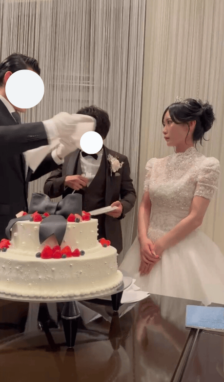 実例写真！ボレロのみ 半袖 ハイネック キラキラ光る刺繍 韓国風ドレス 華やか 結婚式 素敵な