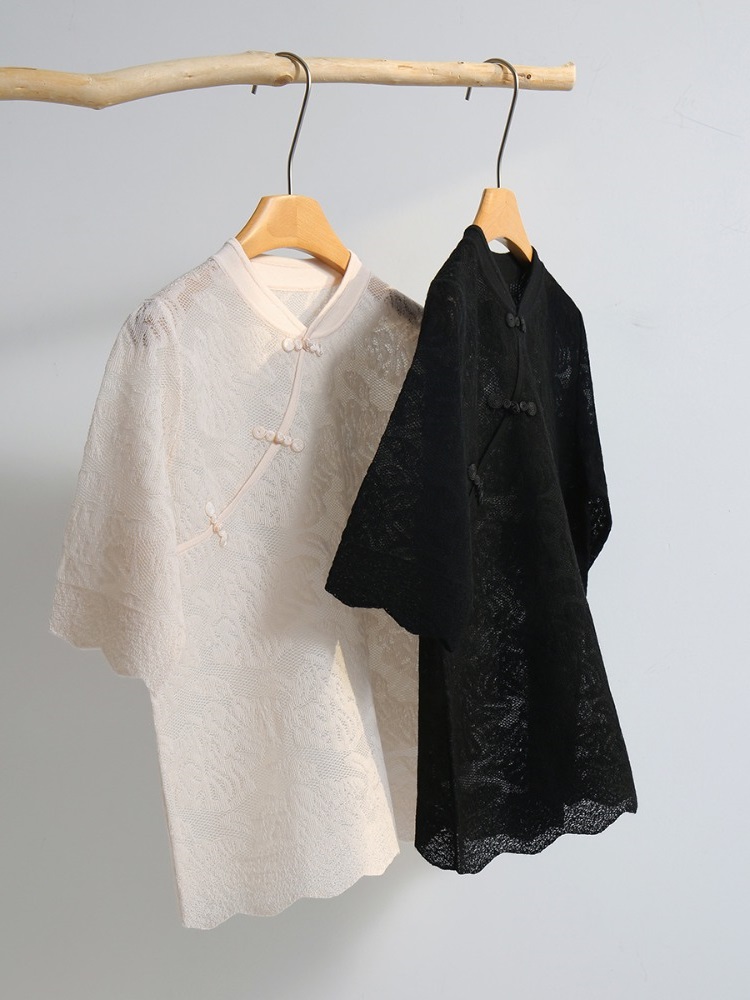 立體提花改良旗袍上衣