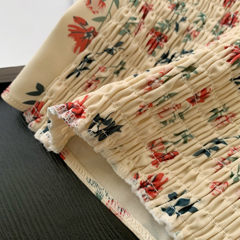 性感甜美碎花吊帶小背心