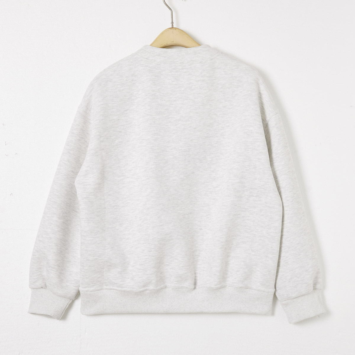 時尚簡約半拉鏈寬鬆抽繩衛衣