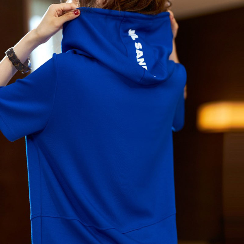 夏季新款連帽休閒短袖t卹