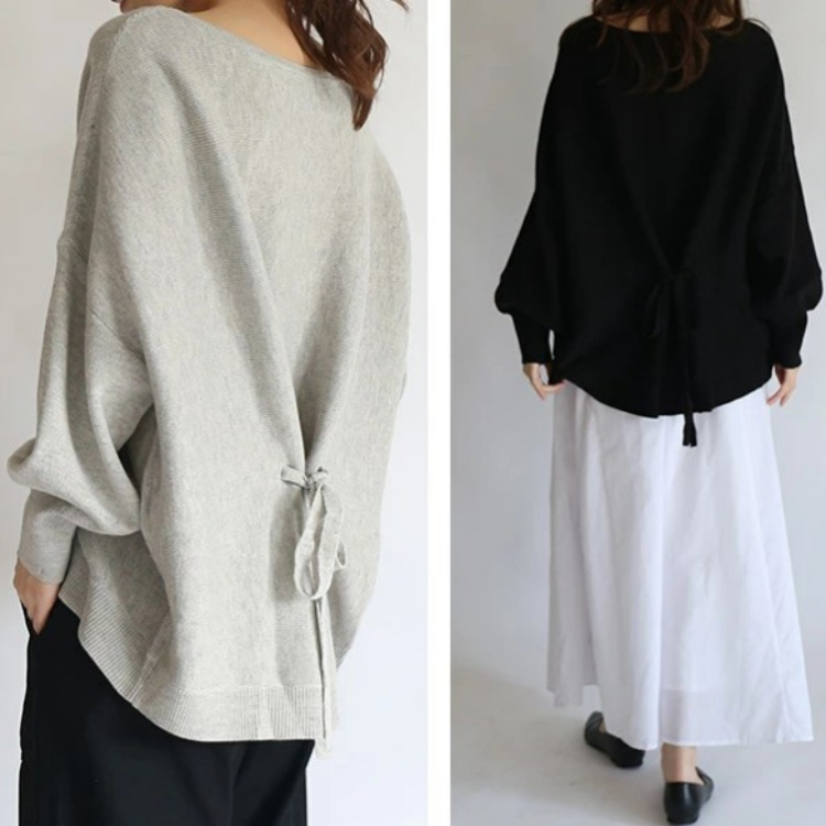 日系慵懶風寬鬆溫柔設計感衛衣