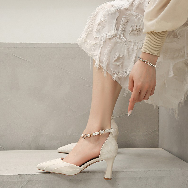 粗跟通勤氣質優雅女鞋