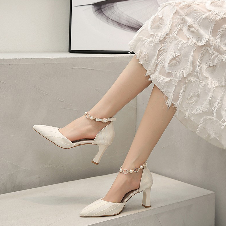 粗跟通勤氣質優雅女鞋