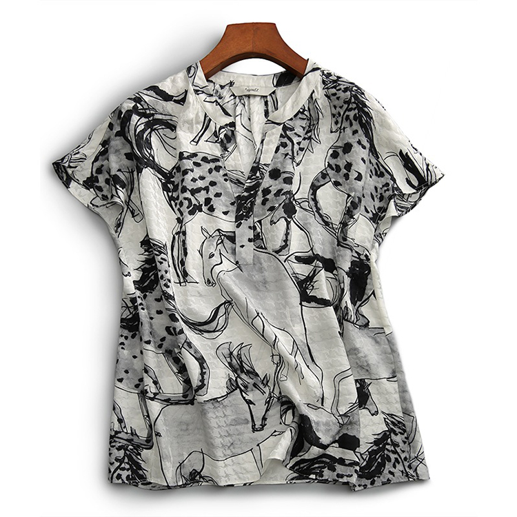 設計感小眾雪紡寬鬆洋氣顯瘦襯衫