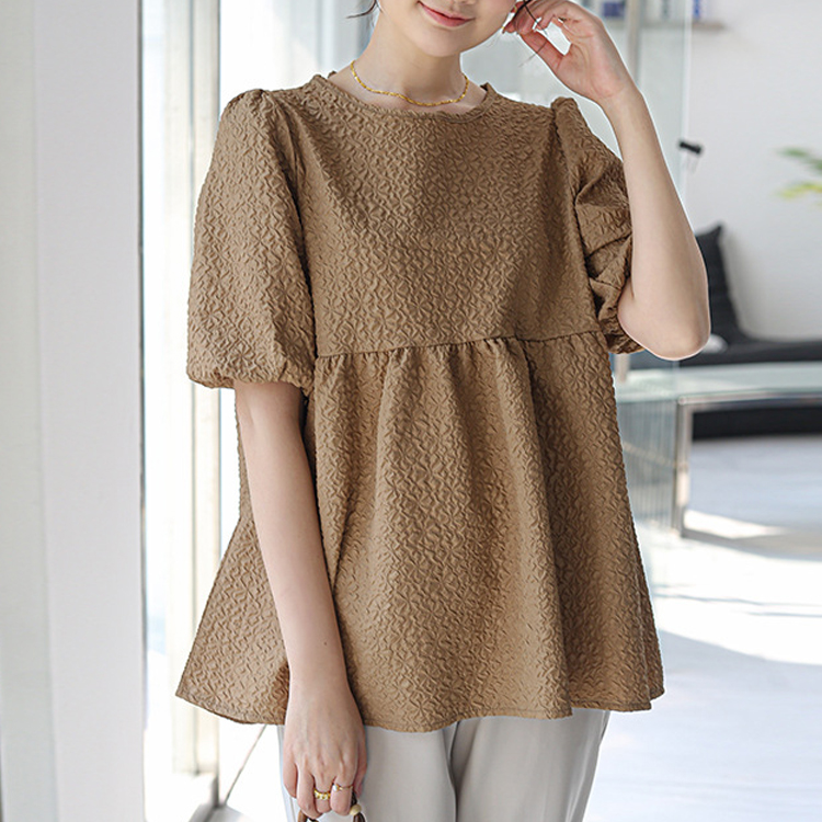 日系A字荷葉邊T恤（圓領or方領）