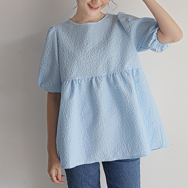 日系A字荷葉邊T恤（圓領or方領）