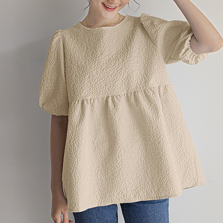 日系A字荷葉邊T恤（圓領or方領）