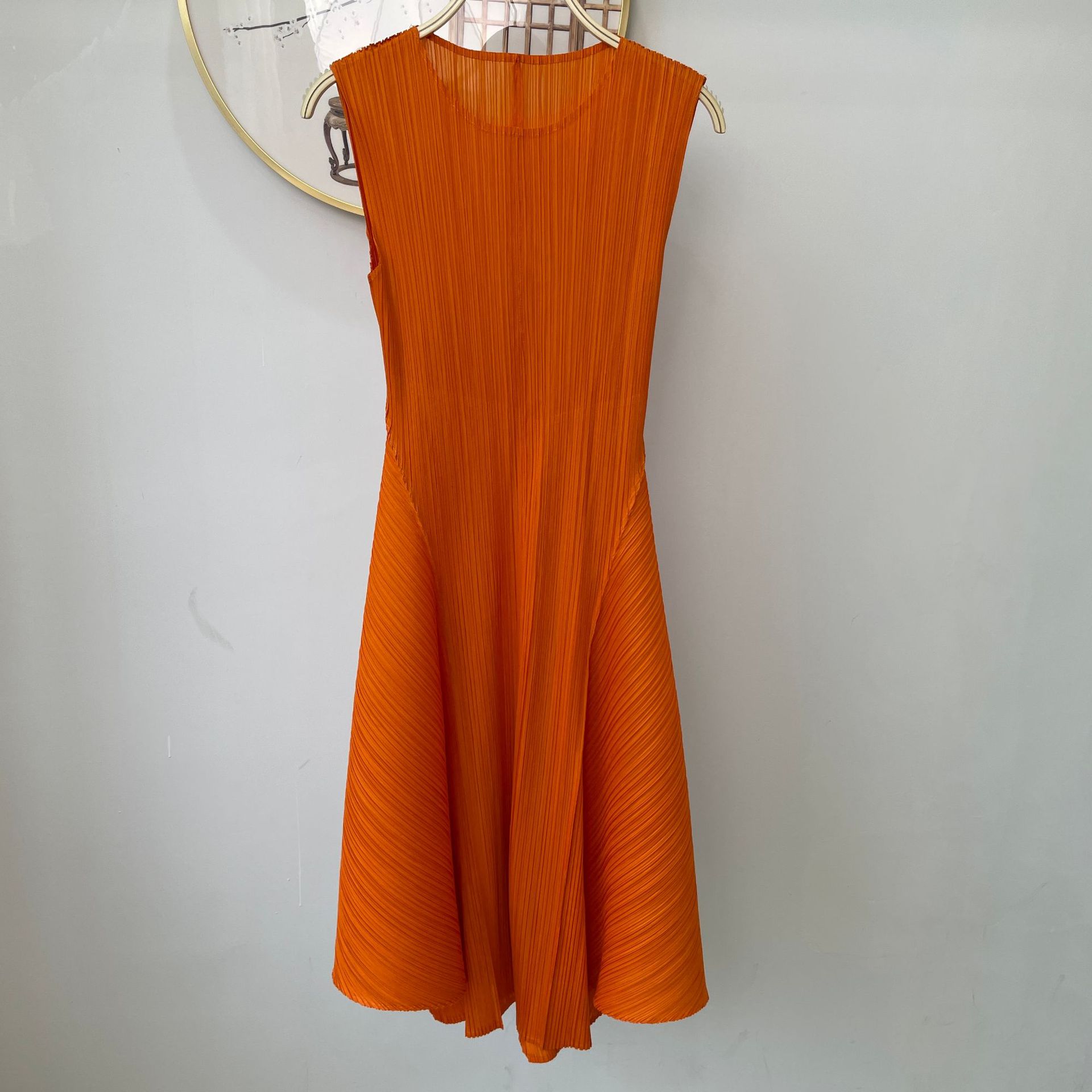 褶皺修身顯瘦通勤荷包裙連衣裙（10色）