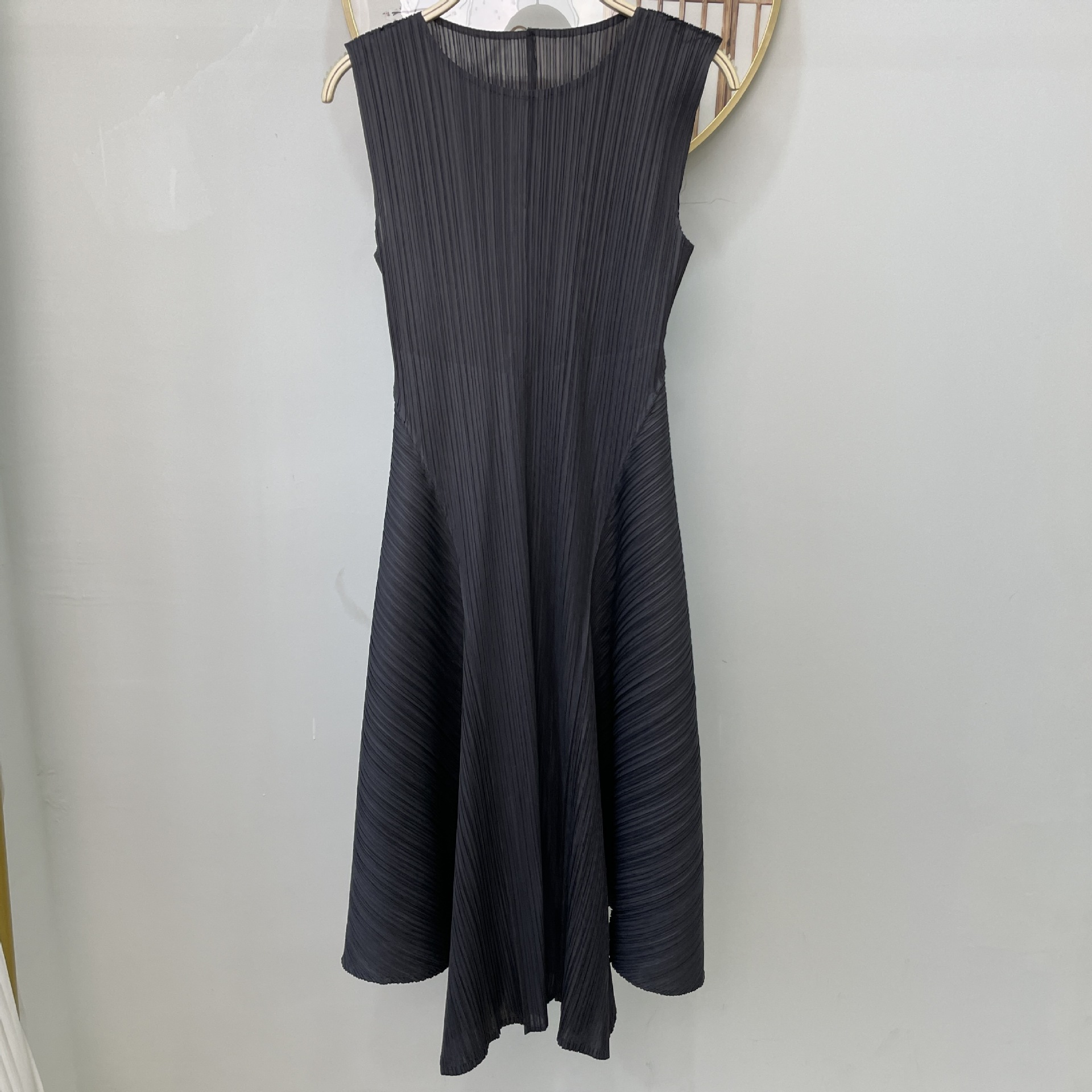 褶皺修身顯瘦通勤荷包裙連衣裙（10色）