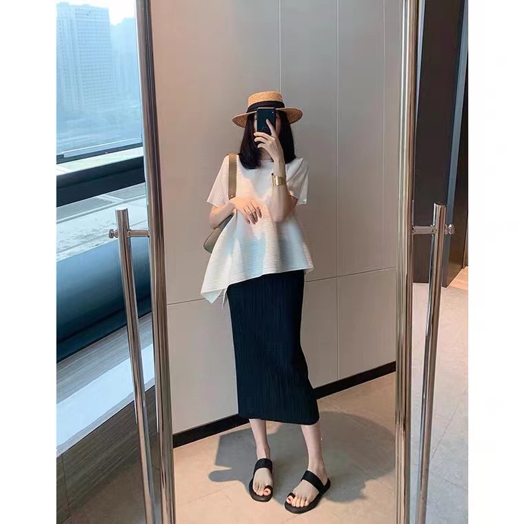 輕熟風港味禦姐兩件套裝