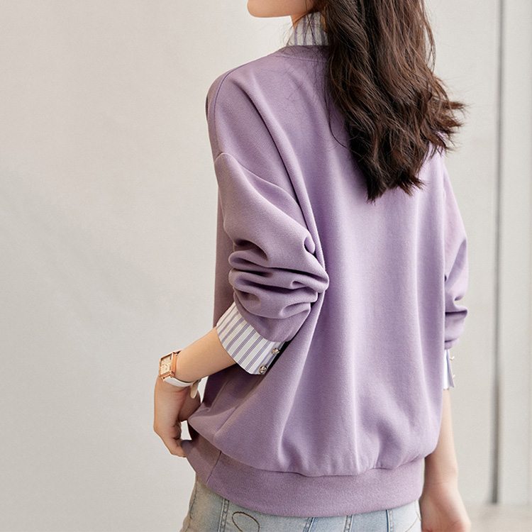 時尚休閒顯瘦假兩件衛衣