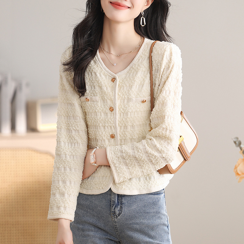 名媛風小香風外套洋氣減齡修身上衣