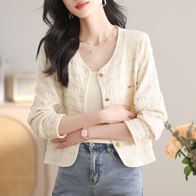 名媛風小香風外套洋氣減齡修身上衣