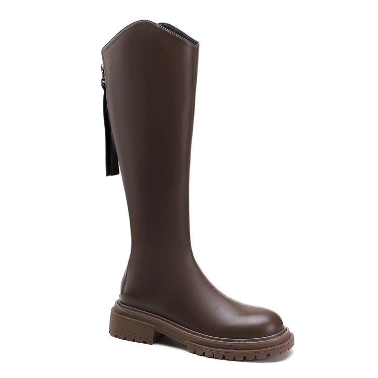 V型扣軟底氣質長筒靴