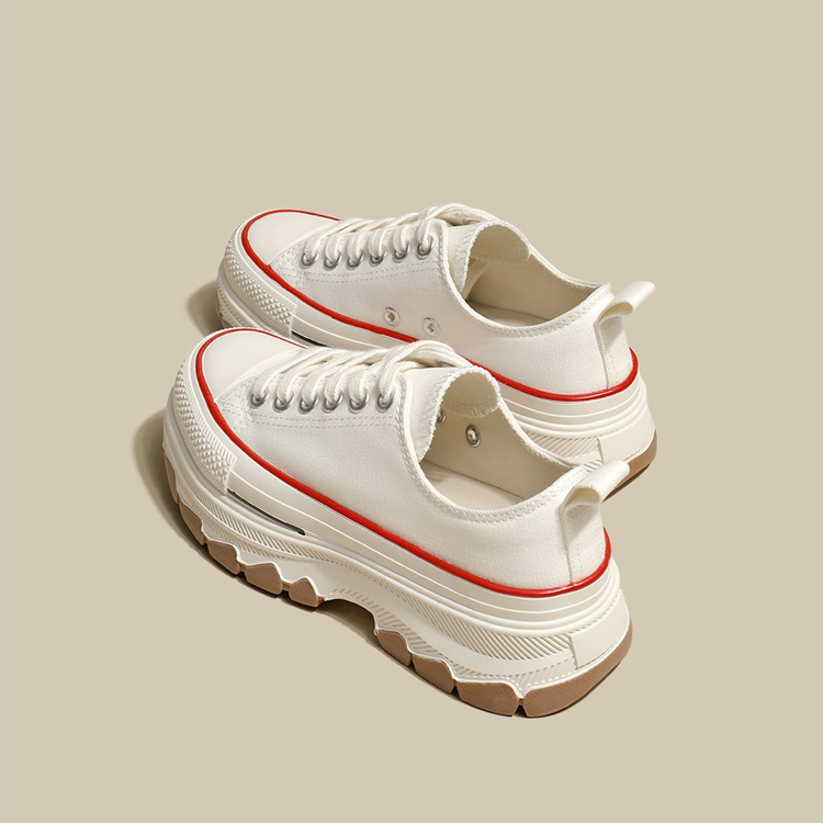 日系厚底波浪底增高休閒鞋