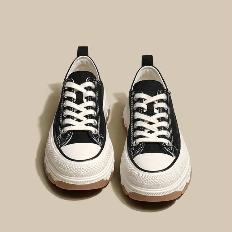 日系厚底波浪底增高休閒鞋