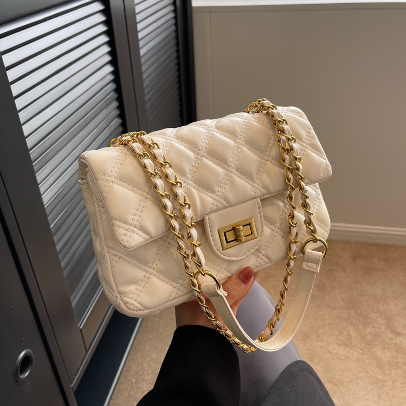 時尚菱格洋氣百搭鏈條包