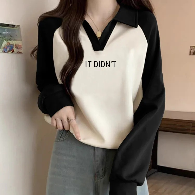 韓版休閒插肩袖衛衣