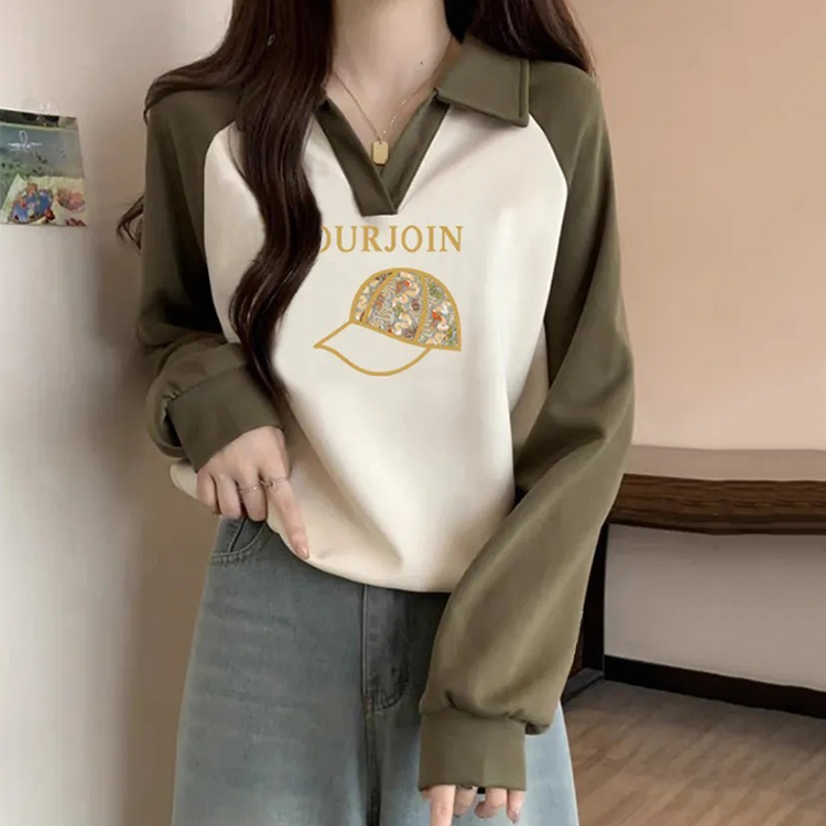 韓版休閒插肩袖衛衣