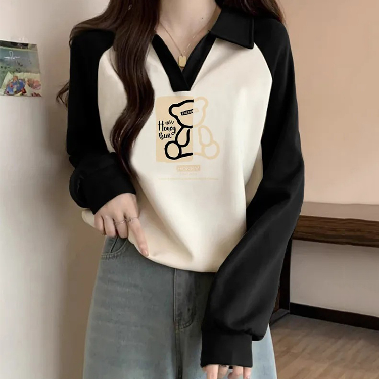 韓版休閒插肩袖衛衣