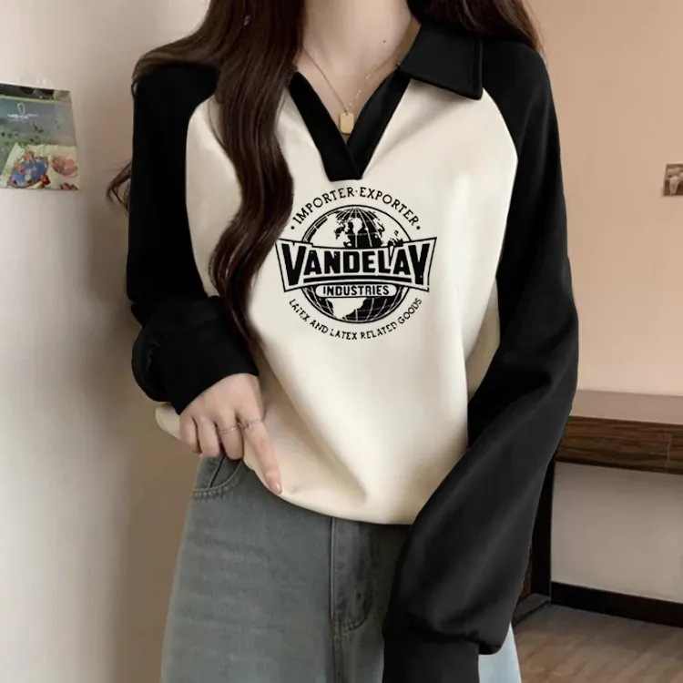 韓版休閒插肩袖衛衣