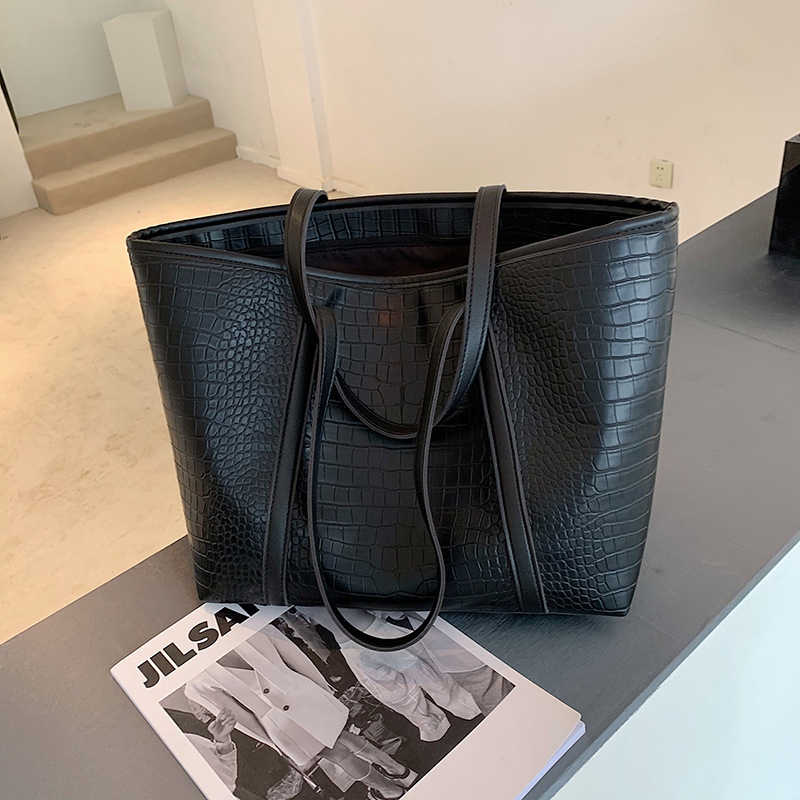 時尚手提單肩網紅百搭托特包