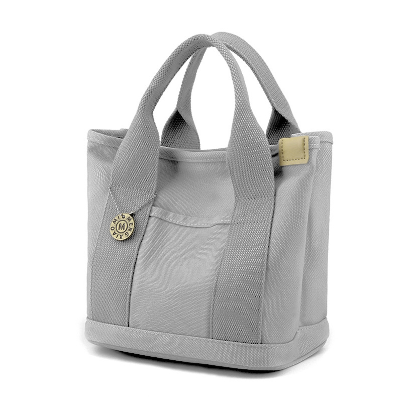 日式帆布手提袋大容量女包（6色）