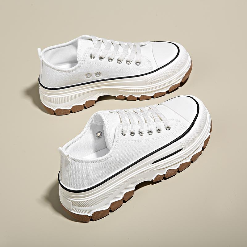 經典增高舒適帆布鞋（2色）