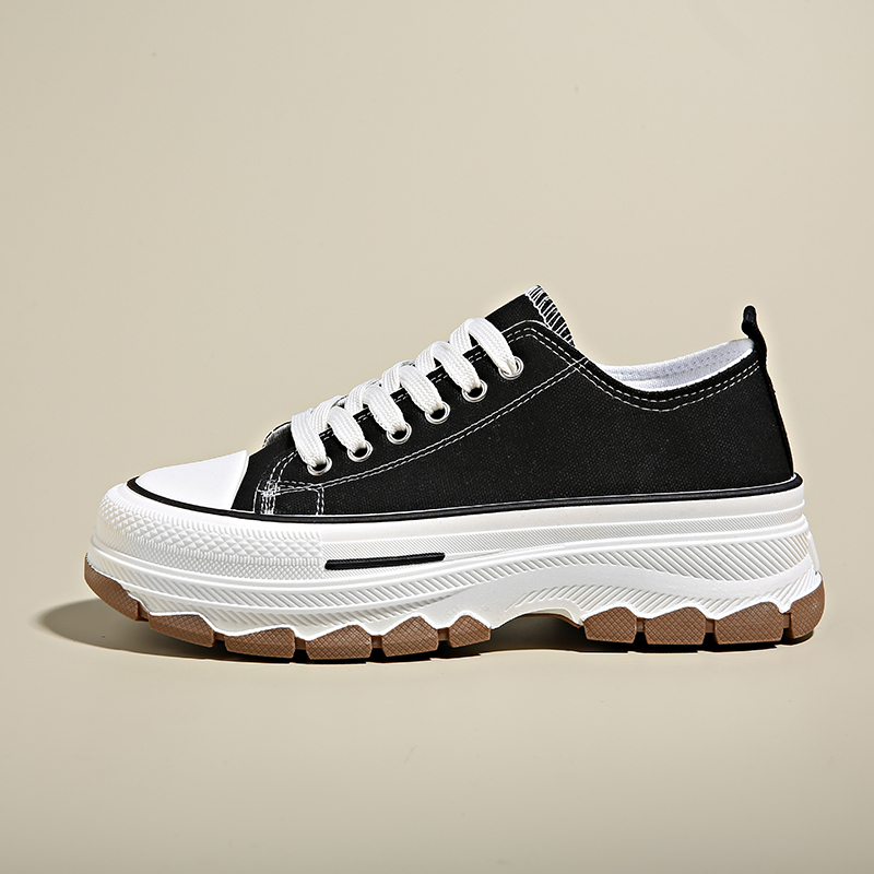 經典增高舒適帆布鞋（2色）