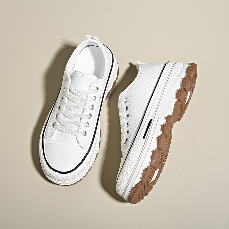 經典增高舒適帆布鞋（2色）