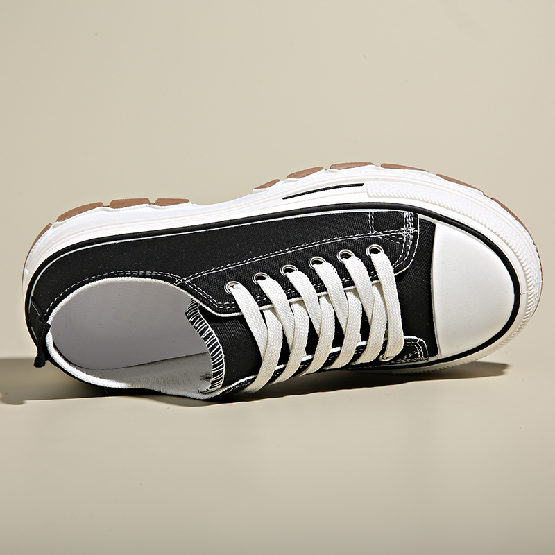 經典增高舒適帆布鞋（2色）