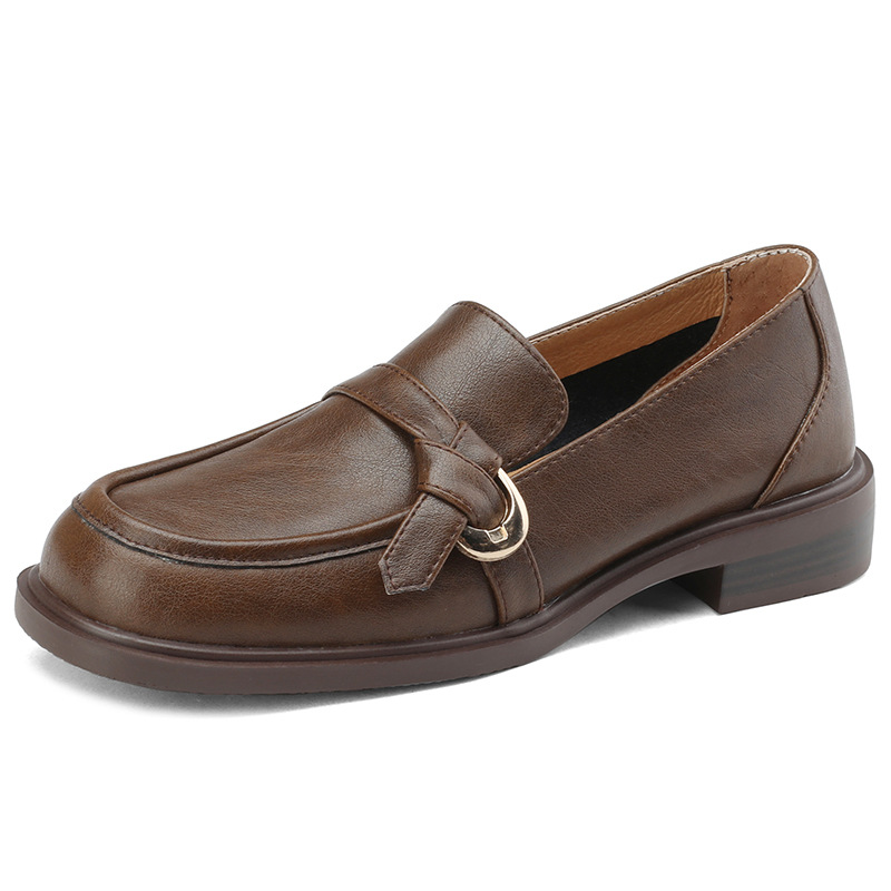 軟皮英倫簡約小皮鞋