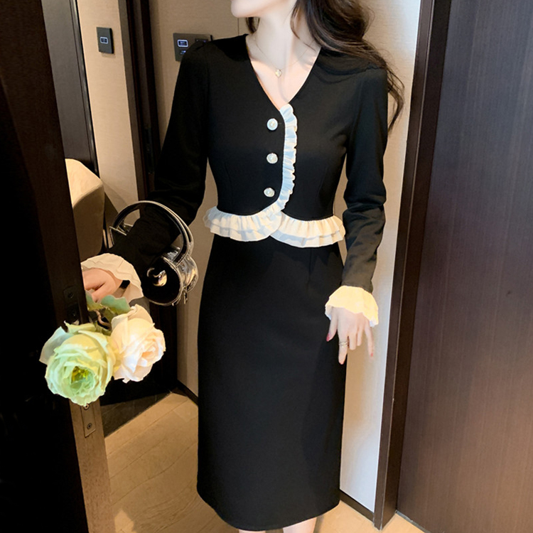 顯瘦氣質名媛減齡連衣裙