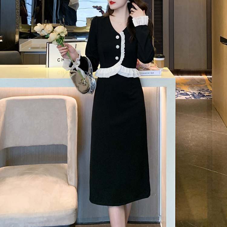 顯瘦氣質名媛減齡連衣裙