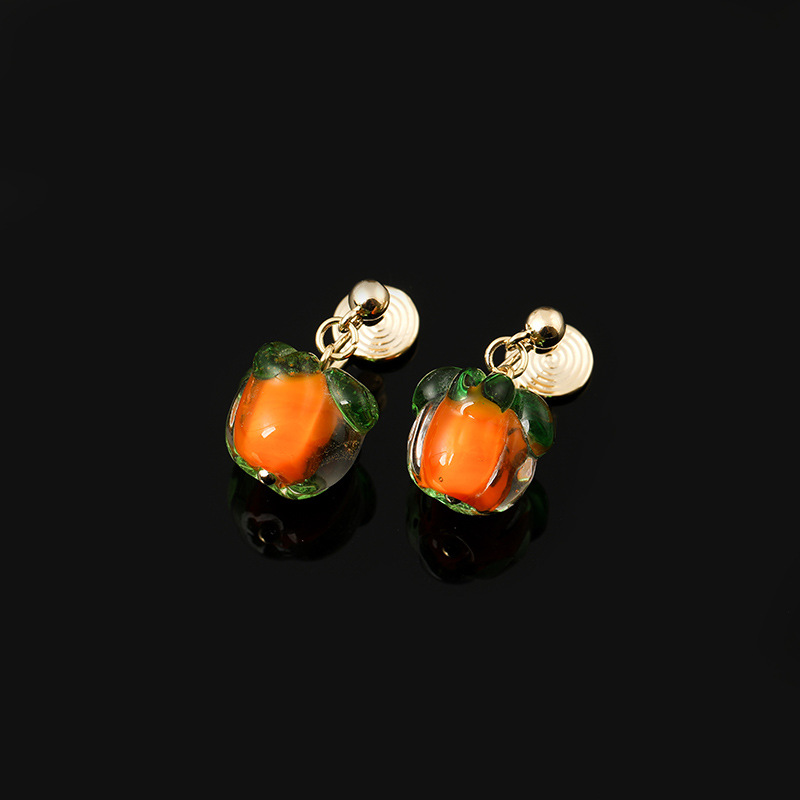 柿柿如意小眾可愛耳釘/耳夾（規格可選）