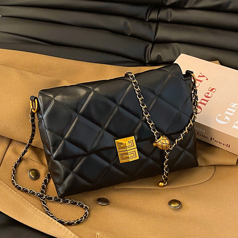 經典通勤氣質菱格包