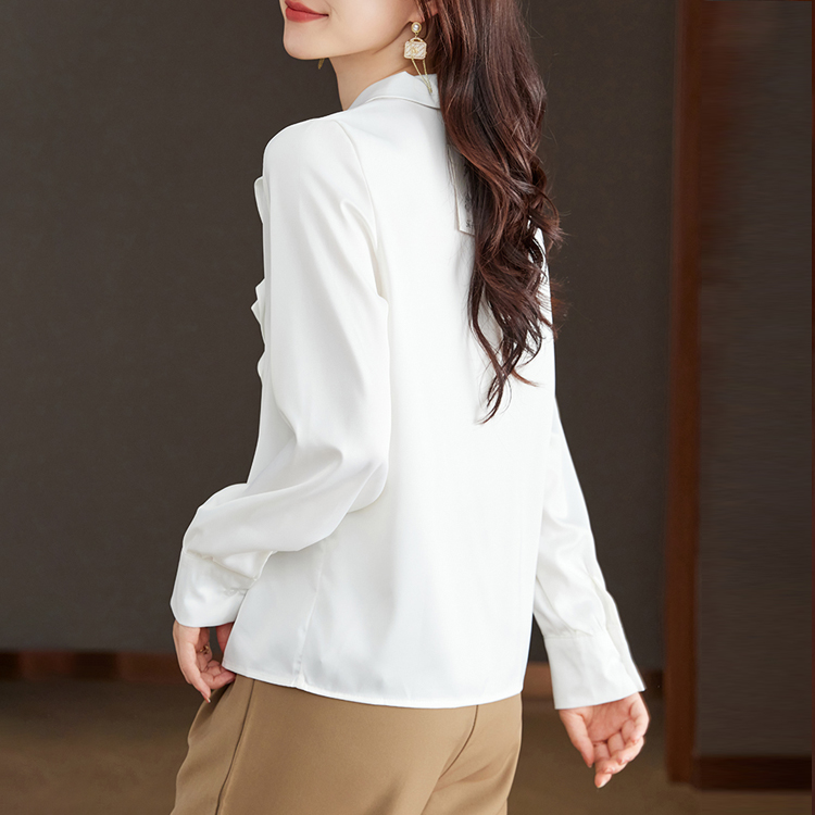 荷葉邊氣質通勤韓系襯衫