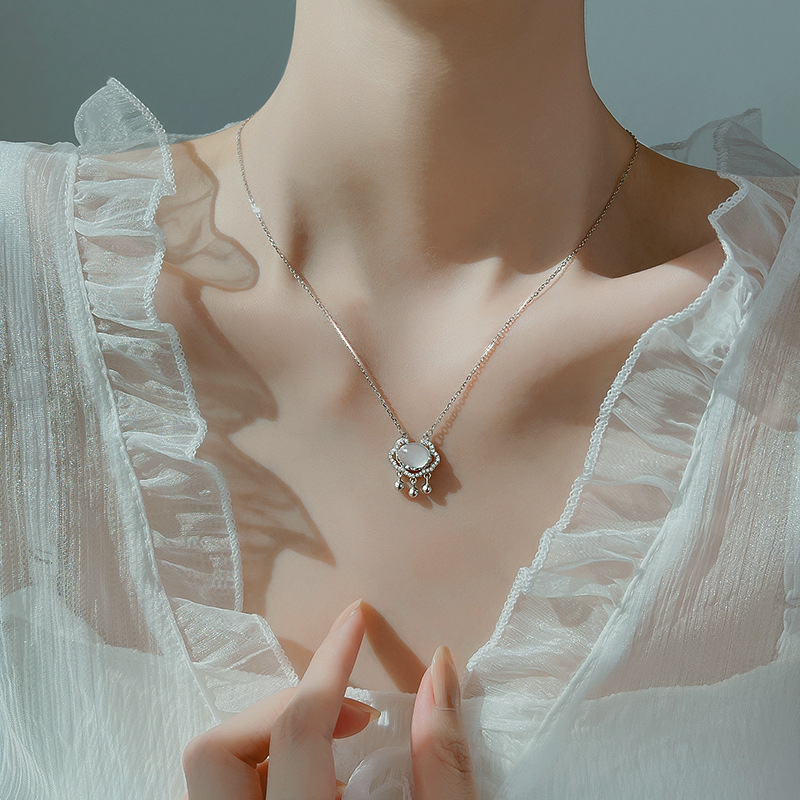 如意祥雲平安鎖項鏈