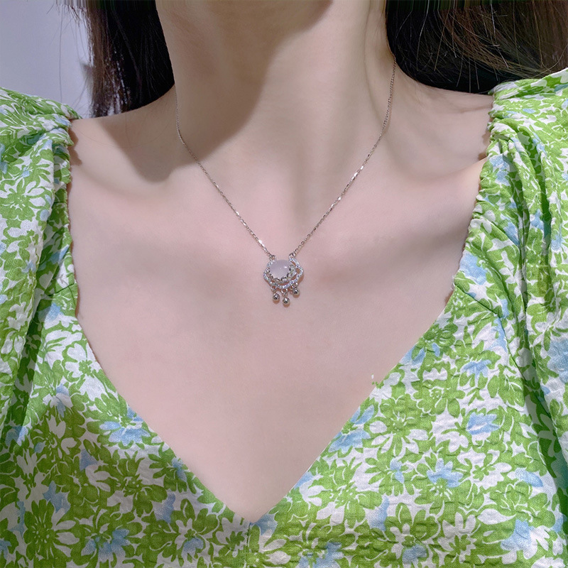 如意祥雲平安鎖項鏈